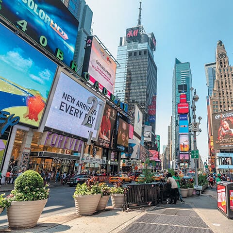 advertising, logo, branding, times square