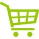 green shopping trolley online basket