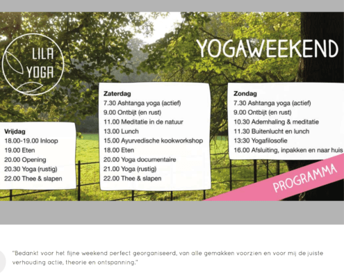 webdesign Lila Yoga Haarlem