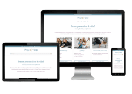 Website ontwerp voor Prayayoga Haarlem