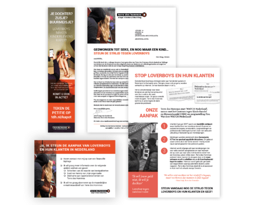 Terre des Hommes Direct Mail vormgeving mailing