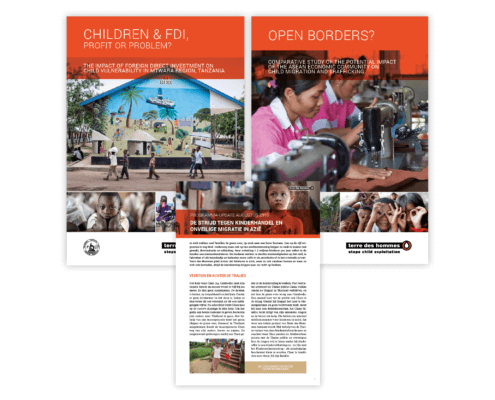 Terre des Hommes Direct Mail vormgeving mailing