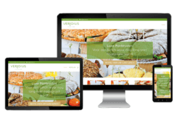 Website met online verkoop voor Veridius Catering Rijswijk