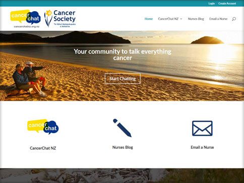 Cnacer Chat NZ website
