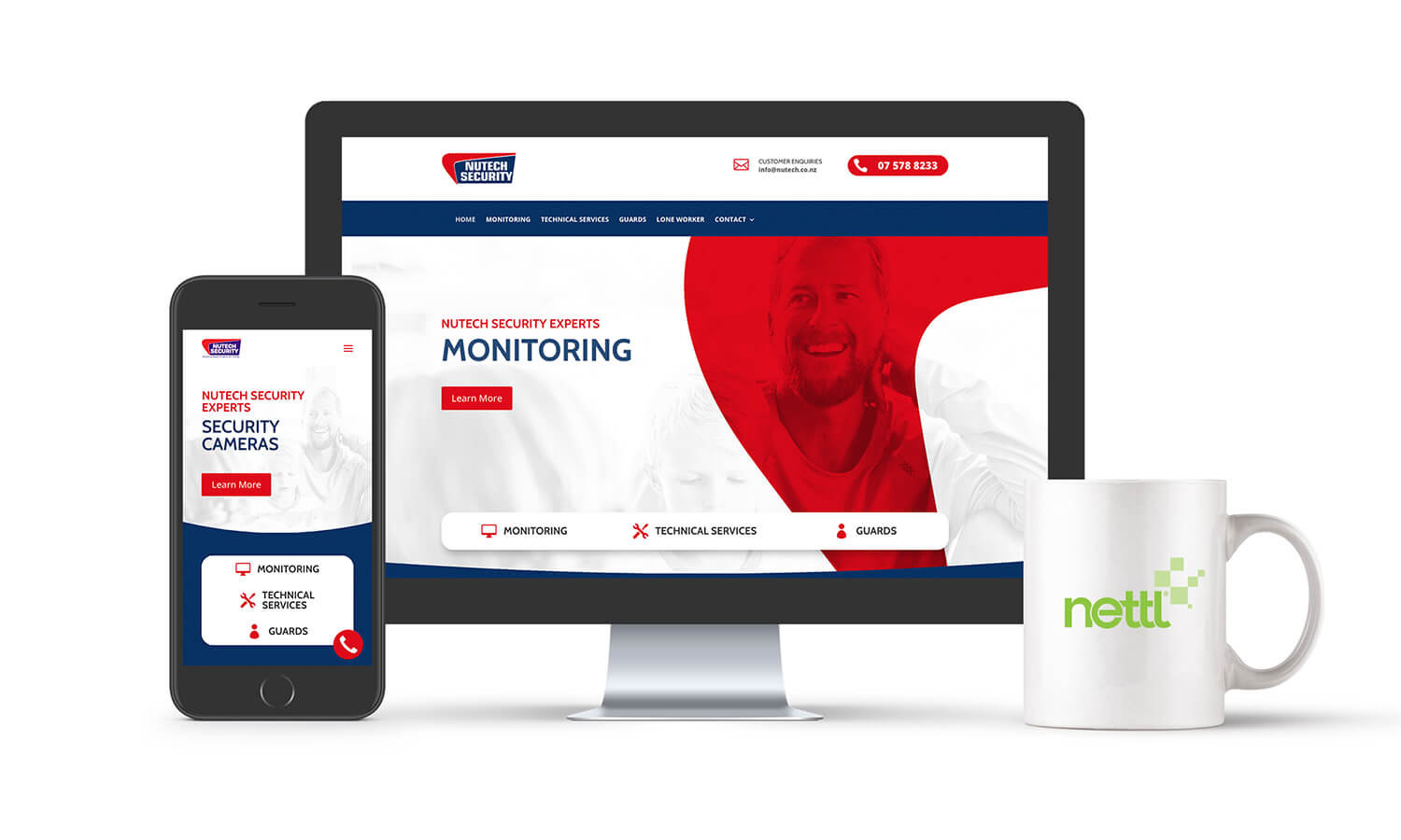 Nutech Security Responsive Website