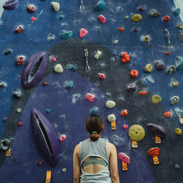 Goals can feel like Rock Climbing