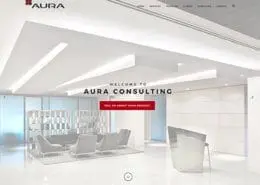 Aura Consulting Website by Nettl Melbourne