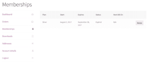 Members 6 - woocommerce memberships expired