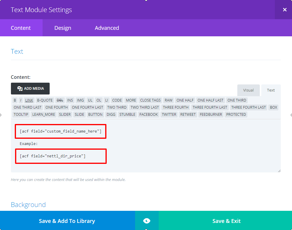 Add a New Listing 4 Nettl :Directory - Add Custom Field to Module