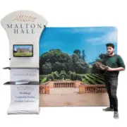 The finest show 3 Fabric backdrops