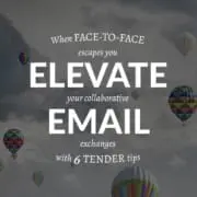 elevate email blog post