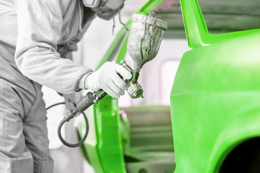 - green car paint green 900