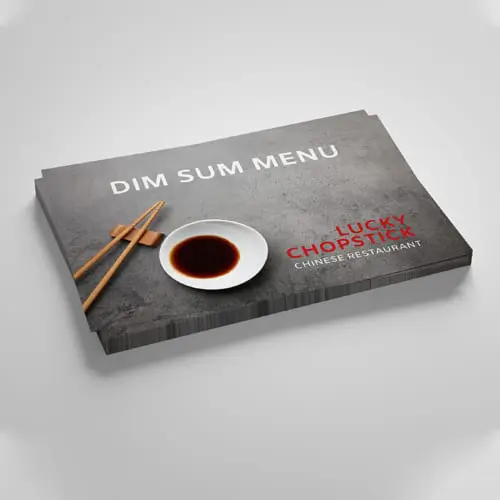 - lucky chopstick menu A6