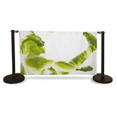Outdoor spaces - Cafe Barrier Black Posts
