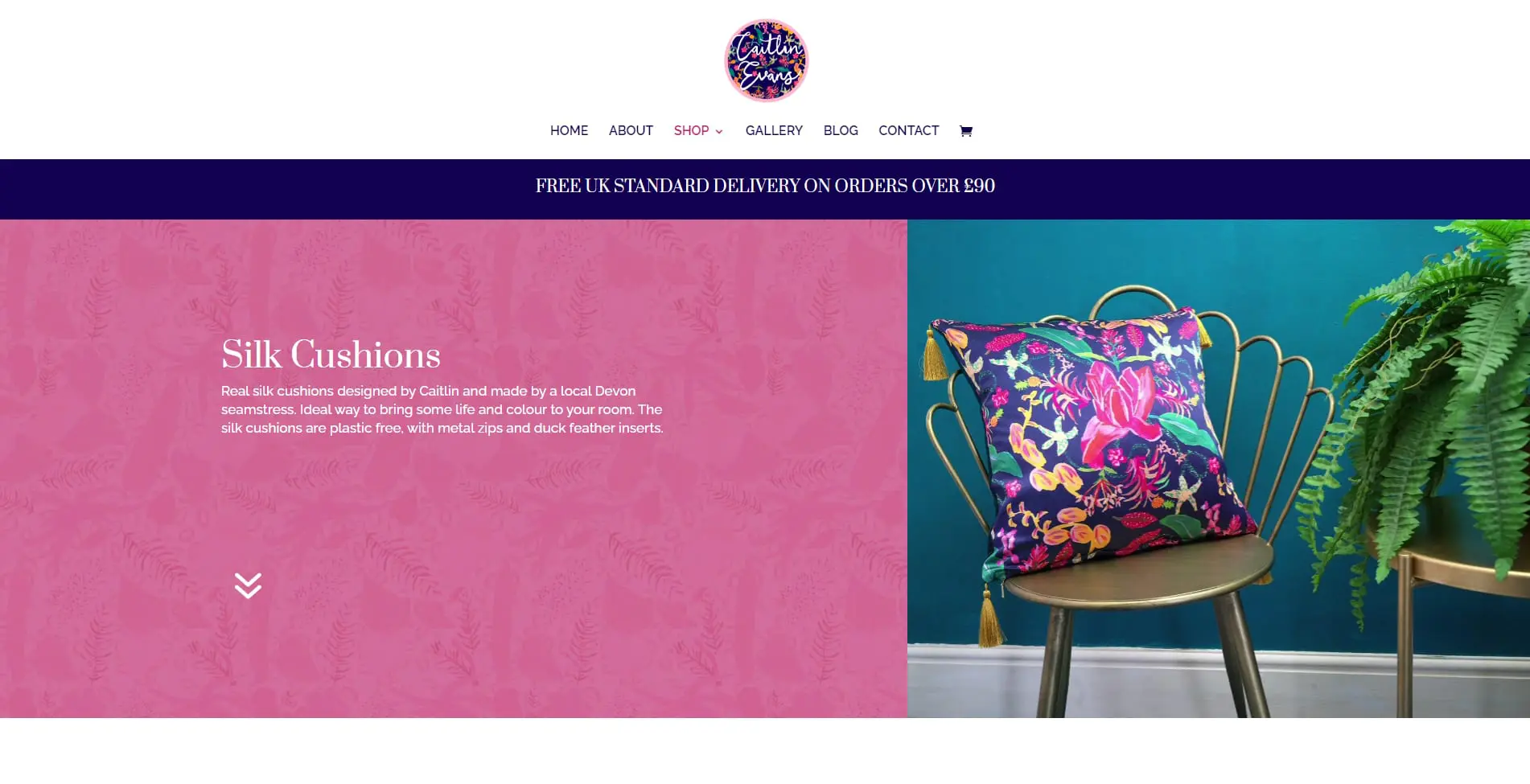 - Caitlin cushions page