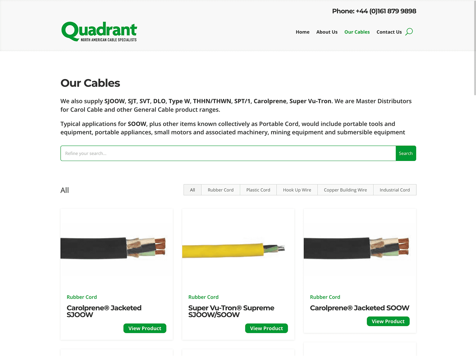 Nettl of Chesterfield - Quadrant-Our-Cables - Nettl of Chesterfield Quadrant Our Cables
