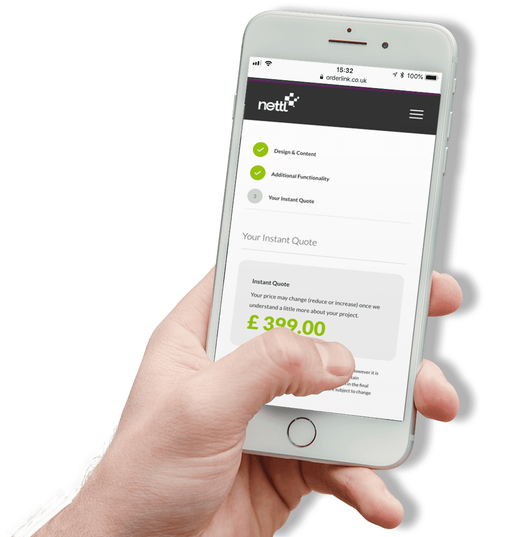 web quote - Web pricing