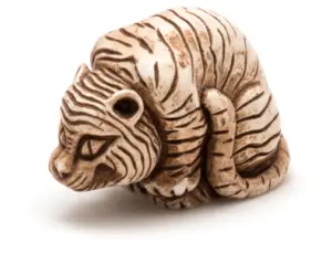 Game Face - ceramic tiger v2