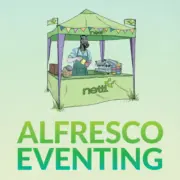 graphic design and brand identity - alfresco eventing feature