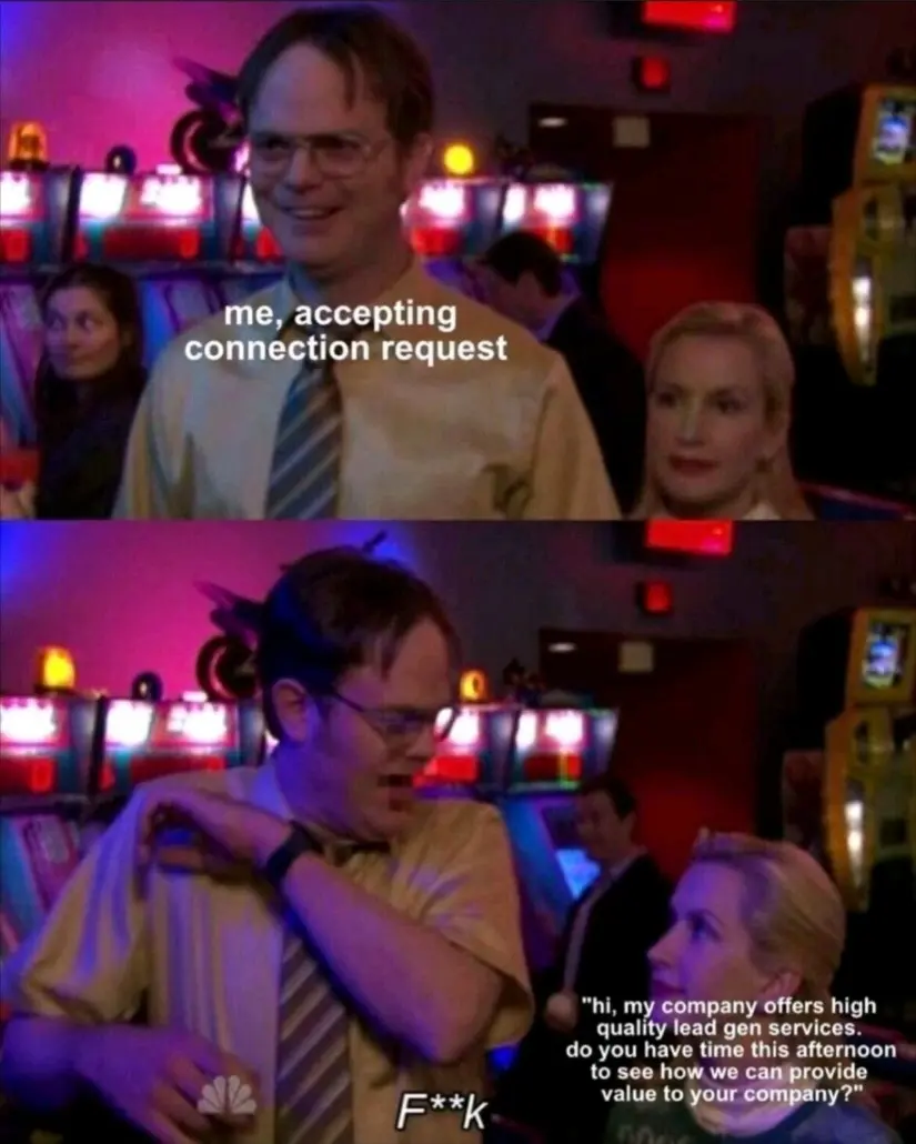 linkedin meme graphic