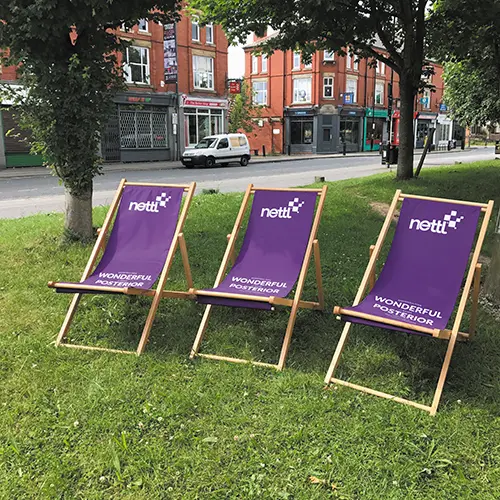 branded merchandise deckchairs