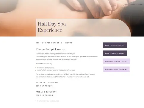Grange Spas new website created by Nettl Bourne - Grange Spa Pointon
