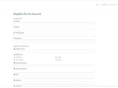 Opperman Plants Trade Only Nettl Bourne - Online registration form