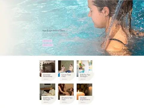 Grange Spas new website created by Nettl Bourne - The Grange Spa