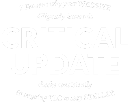 critical website update logo