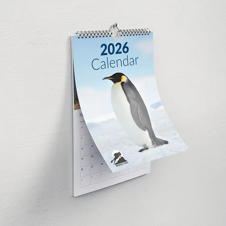 january sale 2025 - 2026 Wiro Calendar Mock Up