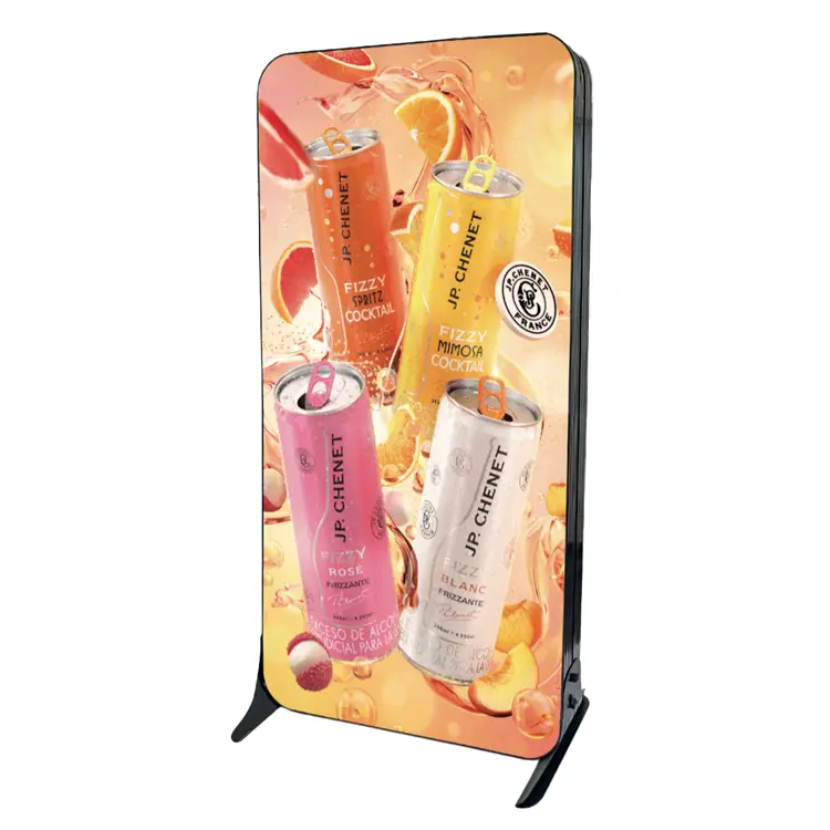 Freestanding LED Lightbox With Rounded Corners