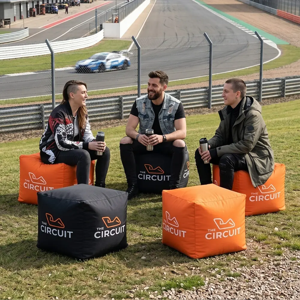 Printed beanbag cubes