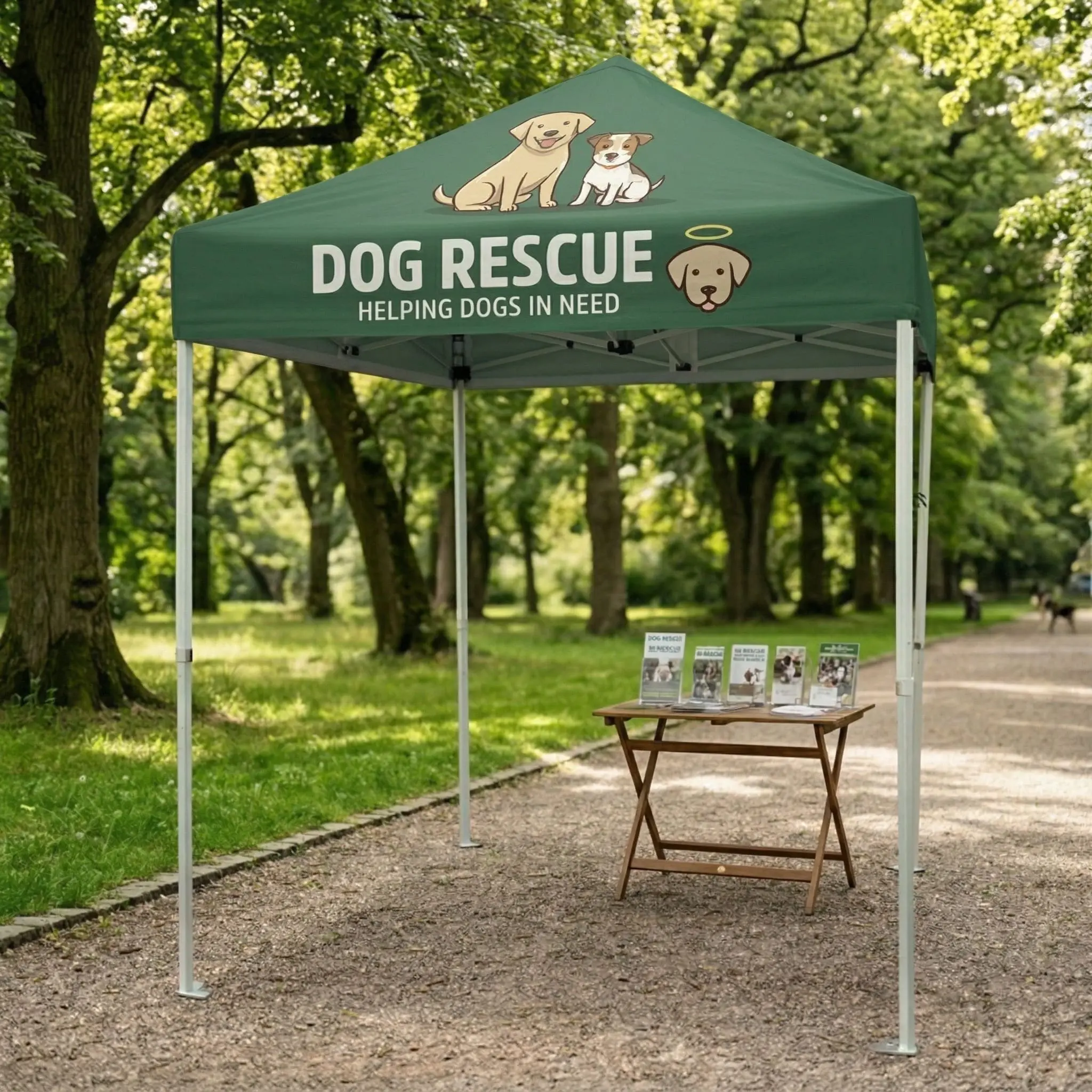 Custom printed gazebo