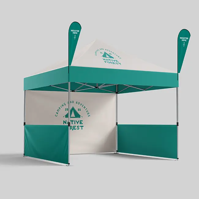 Custom printed gazebo accessories