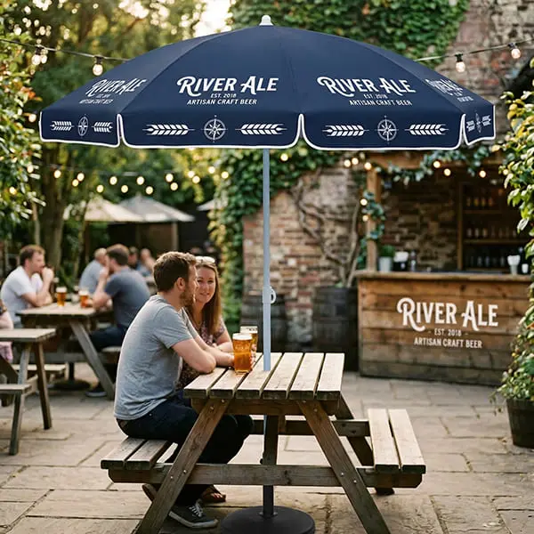 Branded parasols