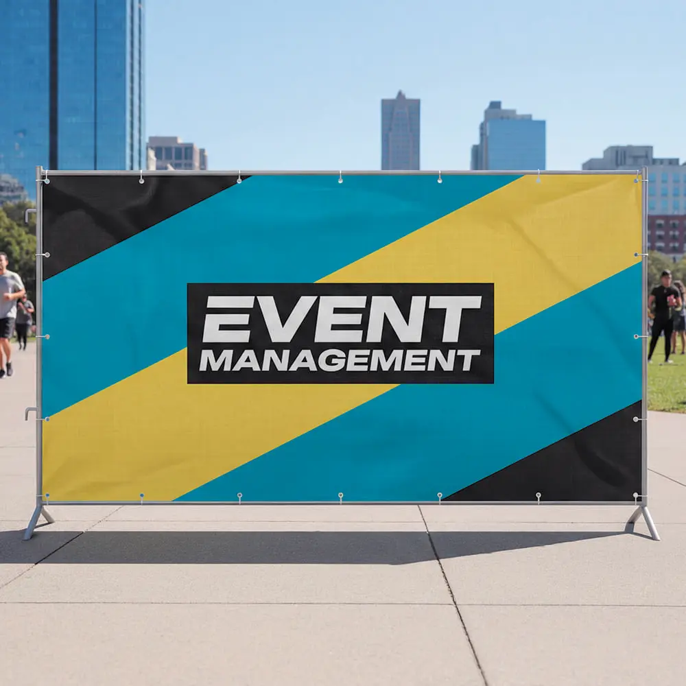 Branded site barrier cover