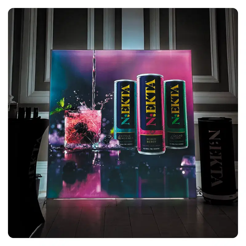 Illuminated Nekta Lightbox