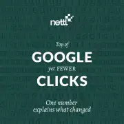 Top of Google. Fewer clicks. 1 top of google yet fewer clicks with zero click trend and ai overviews