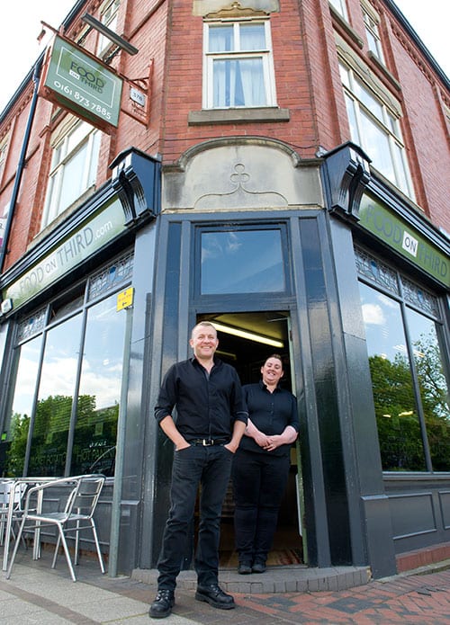 - food on third shop front