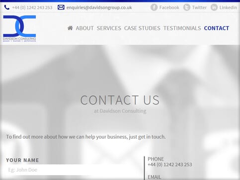 - Davidson Consulting Contact