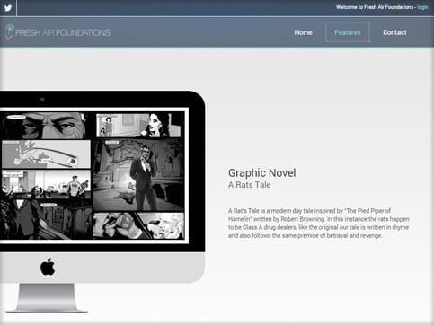 Freshair Foundations Website Graphics by Nettl