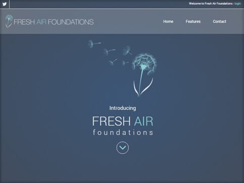 Freshair Foundations Website by Nettl