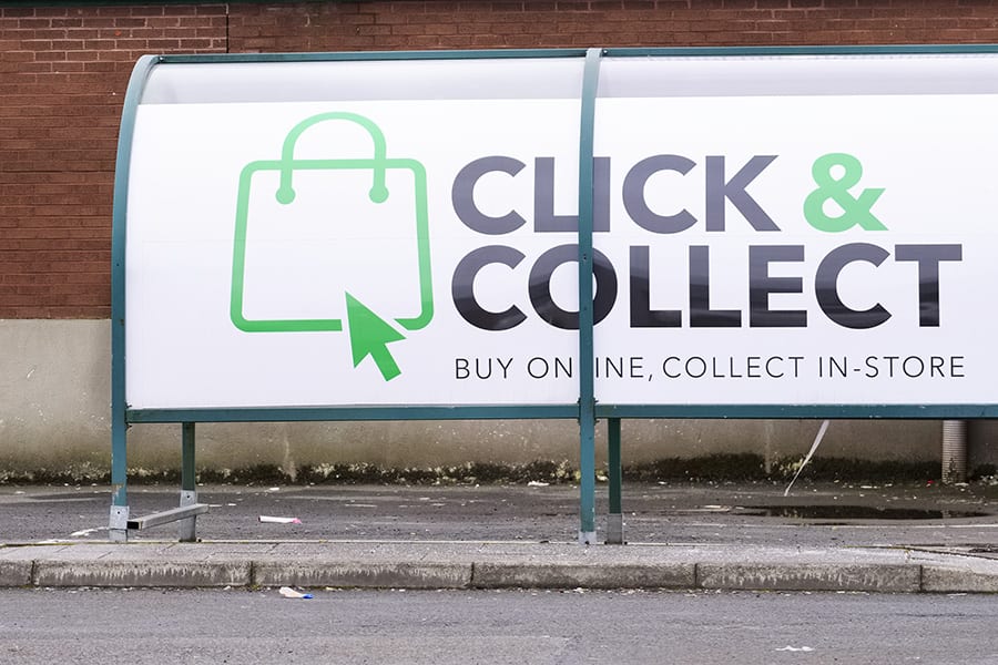 click and collect trolley station