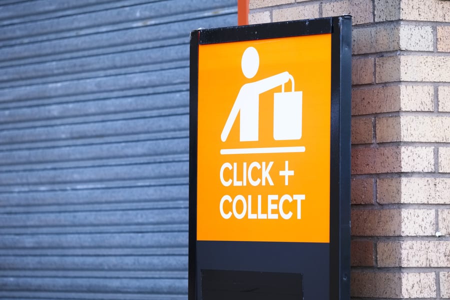 collection point signage