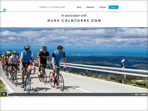 global cycling camps booking website 1 with video