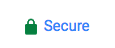secure green padlock chrome https url with ssl certificate