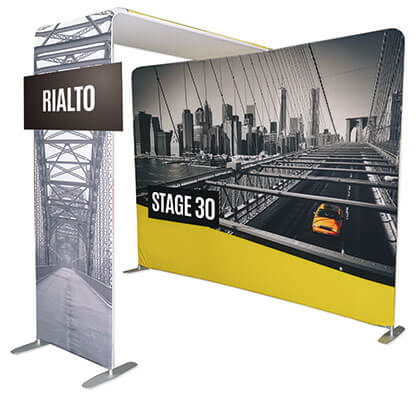 - Yellow Rialto Bridge with TV 400