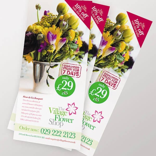 printed leaflets