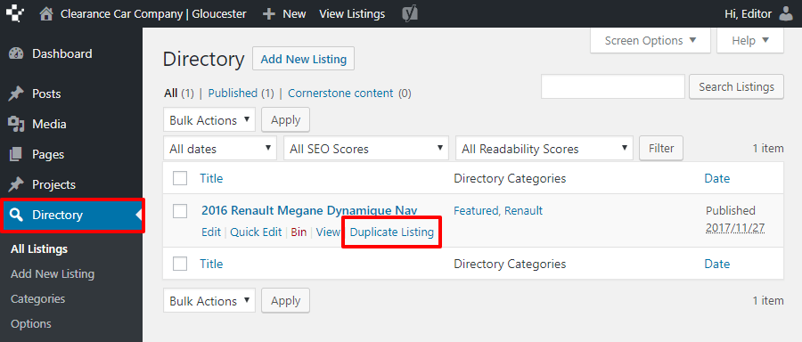 Nettl Directory - Add a New Listing