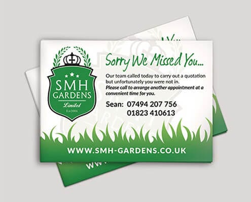SMH Gardens Calling Card